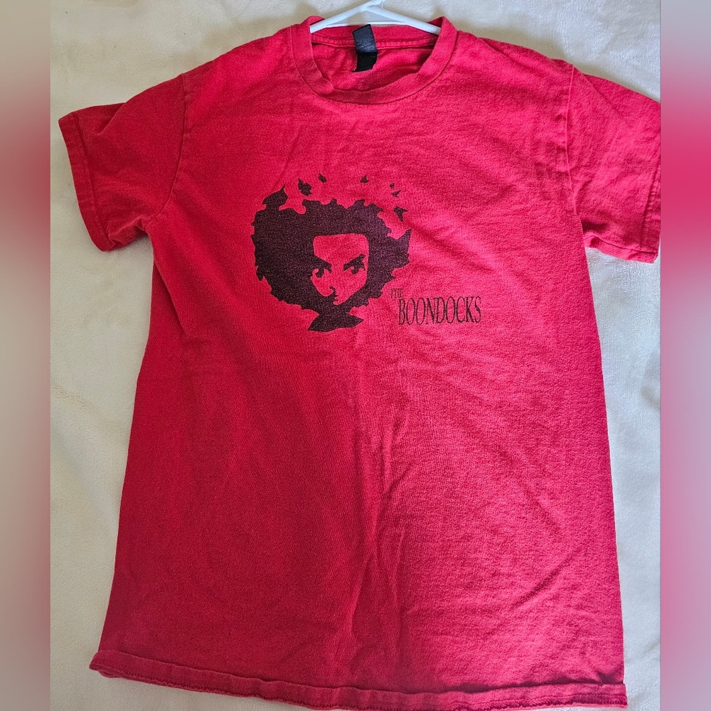 Red The Boondocks Graphic T-Shirt